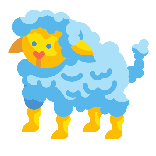 子羊 Wanicon Flat icon