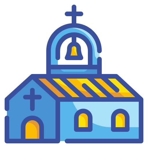 kościół Wanicon Lineal Color ikona