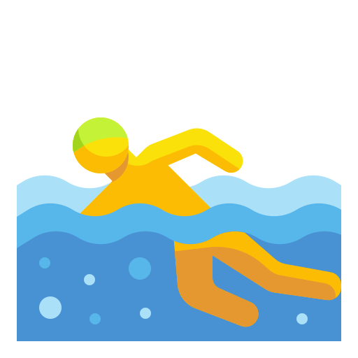 水泳 Wanicon Flat icon