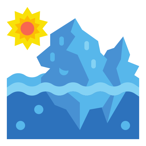 Iceberg Wanicon Flat icon