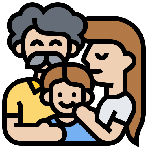 Family Meticulous Lineal Color icon