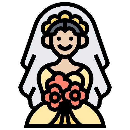 Bride Meticulous Lineal Color icon