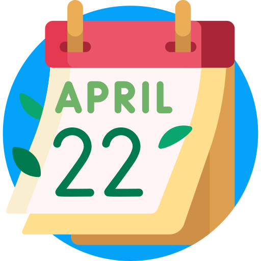 kalender Detailed Flat Circular Flat icoon