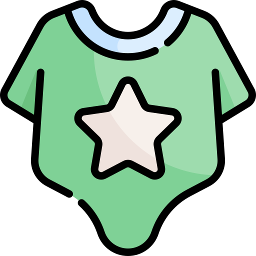 Детская одежда Kawaii Lineal color иконка