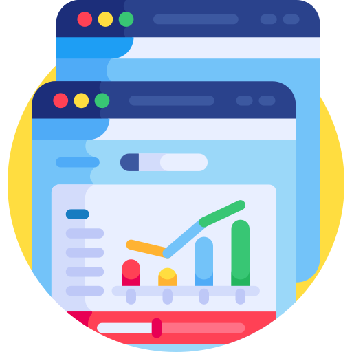 elearning Detailed Flat Circular Flat Ícone