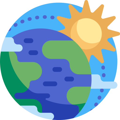 지구 Detailed Flat Circular Flat icon