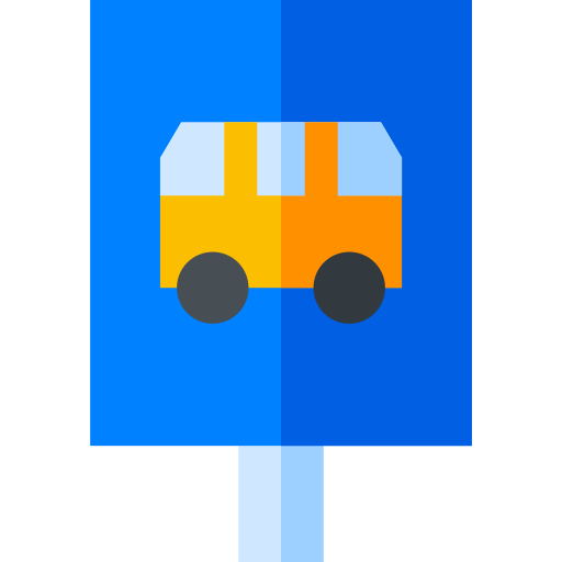 Bus Basic Straight Flat icon