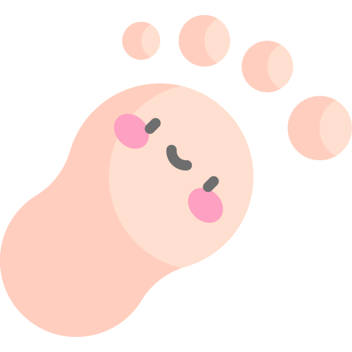 발자취 Kawaii Flat icon