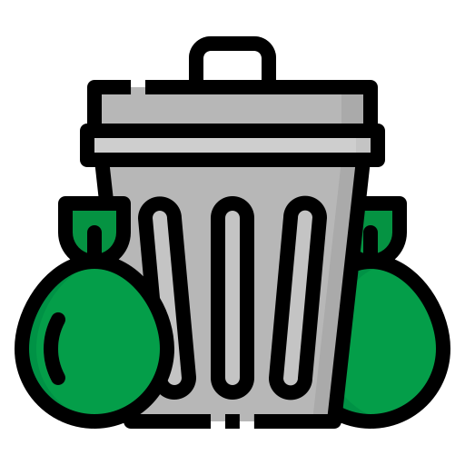 Trash bin Generic Outline Color icon