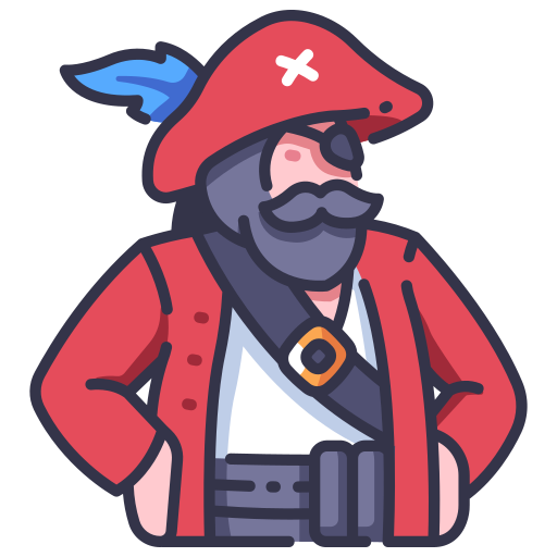 Pirate MaxIcons Lineal color icon