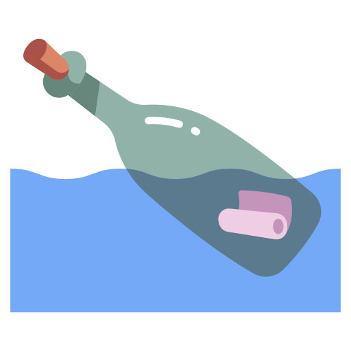 botella MaxIcons Flat icono
