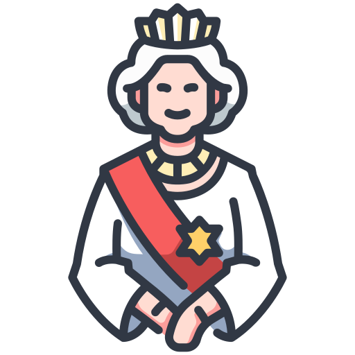 Queen MaxIcons Lineal color icon