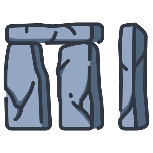 stonehenge MaxIcons Lineal color icoon