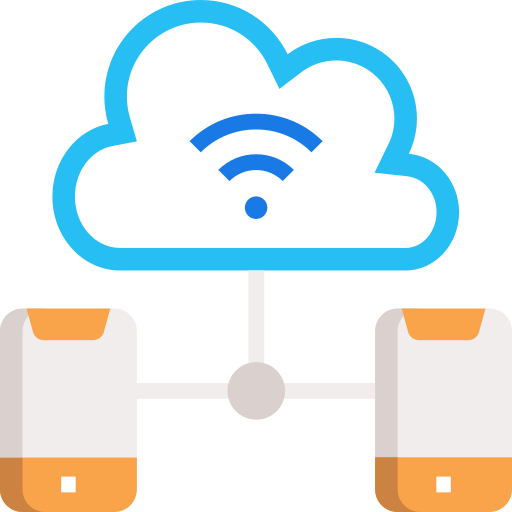 cloud computing SBTS2018 Flat icon