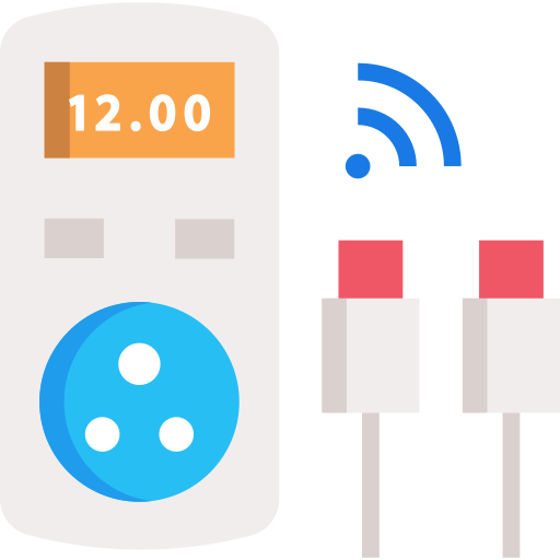 contador de potencia SBTS2018 Flat icono