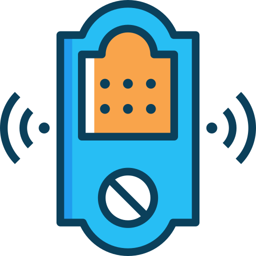 smart lock SBTS2018 Lineal Color icon