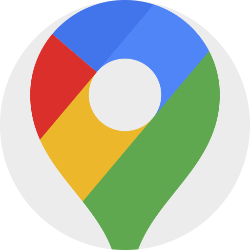 Карты Гугл Detailed Flat Circular Flat иконка
