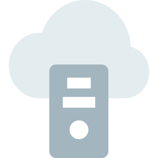 Cloud server SBTS2018 Flat icon