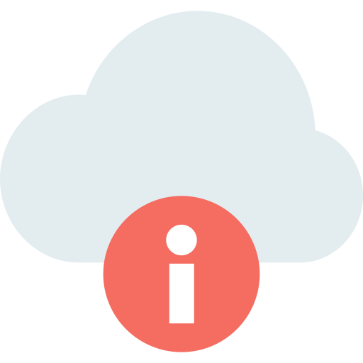 red en la nube SBTS2018 Flat icono