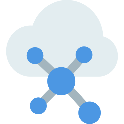 cloud-netzwerk SBTS2018 Flat icon