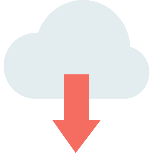 Загрузка в облако SBTS2018 Flat иконка
