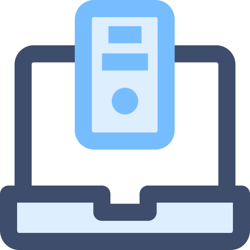클라우드 데이터 SBTS2018 Blue icon