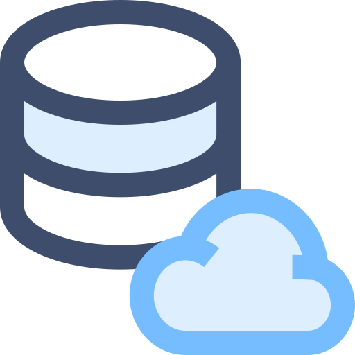 데이터 서버 SBTS2018 Blue icon
