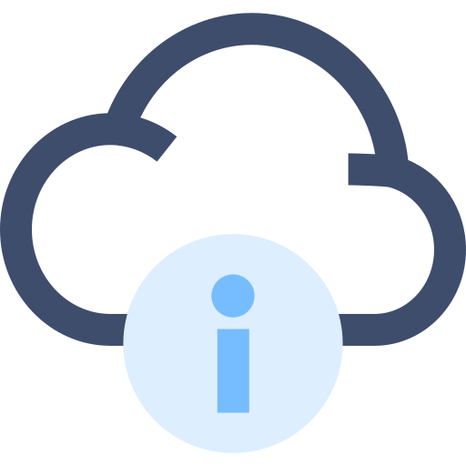 réseau cloud SBTS2018 Blue Icône