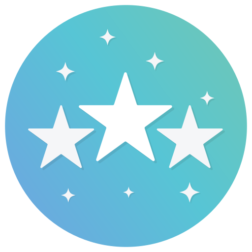 gwiazdy Generic Flat Gradient ikona