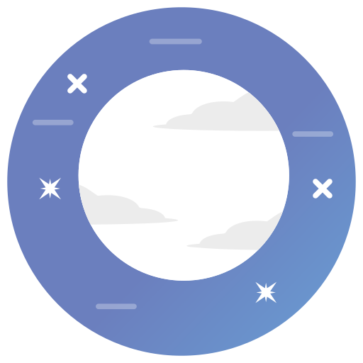 pełnia księżyca Generic Flat Gradient ikona