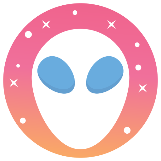 außerirdischer Generic Flat Gradient icon