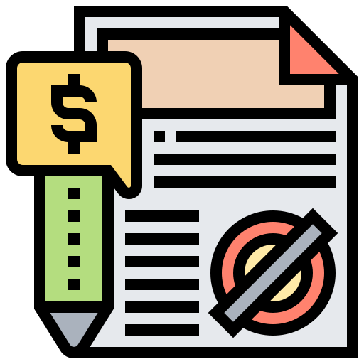 Financial statement Meticulous Lineal Color icon