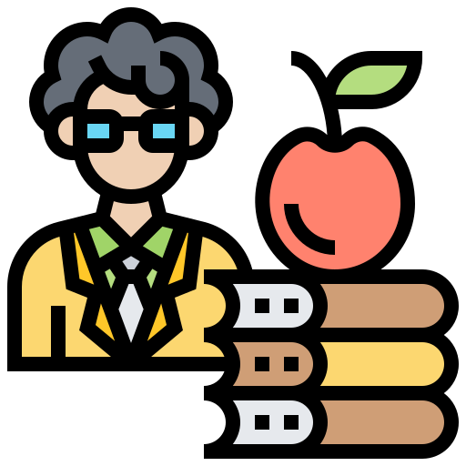 professor Meticulous Lineal Color icon