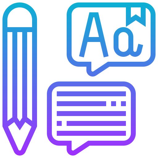 vocabolario Meticulous Gradient icona