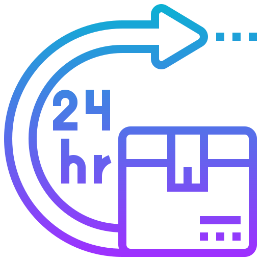24 hours Meticulous Gradient icon