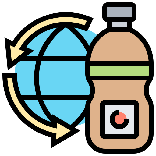 recyceln Meticulous Lineal Color icon