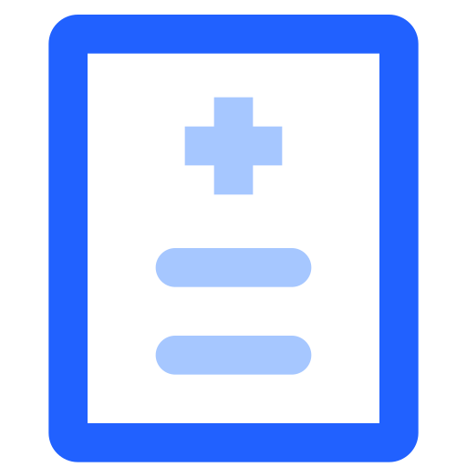 raport medyczny Generic Basic Outline ikona