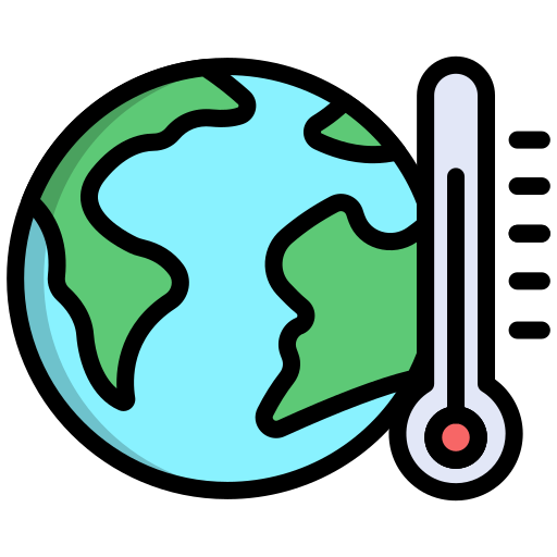 erderwärmung Generic Outline Color icon