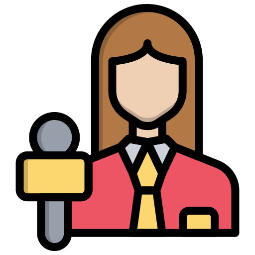 Journalist Generic Outline Color icon