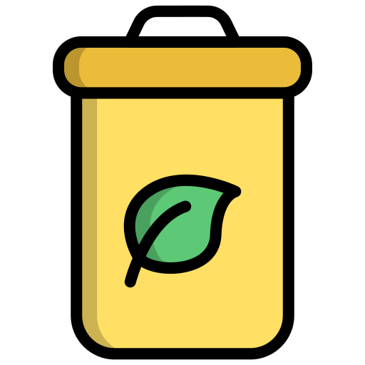 contenedor de basura Generic Outline Color icono