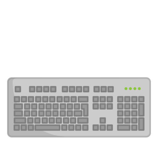 Computer keyboard Generic Flat icon