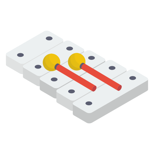 xylofoon Generic Isometric icoon