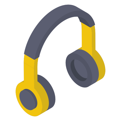 Headphones Generic Isometric icon