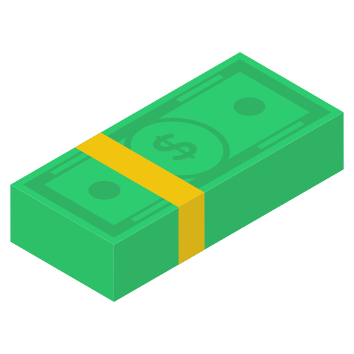 Paper money Generic Isometric icon