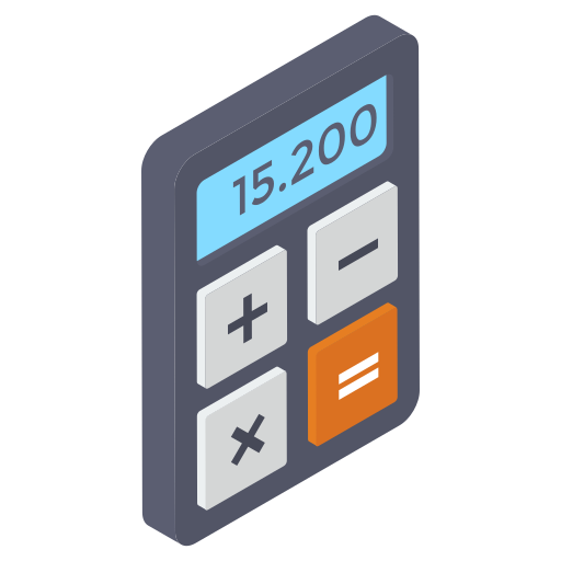 Calculator Generic Isometric icon