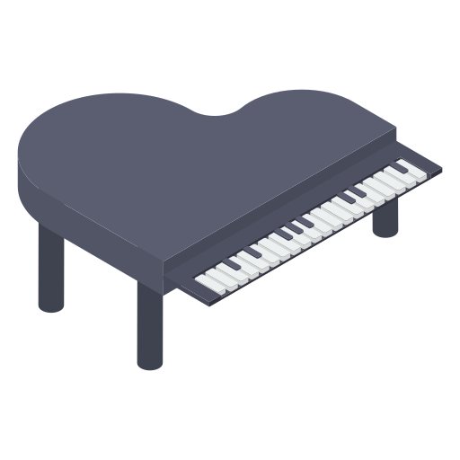 ピアノ Generic Isometric icon