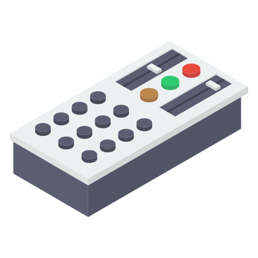 Remote control Generic Isometric icon