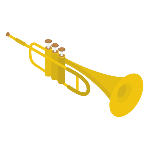 trompette Generic Isometric Icône