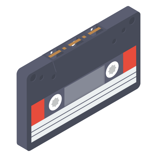 cassette Generic Isometric icoon