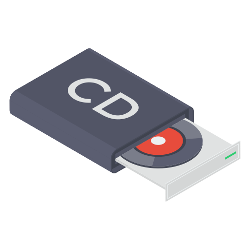 cdドライブ Generic Isometric icon